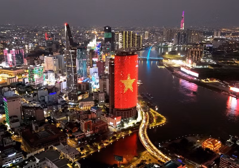 Центр города Хошимин. (Фото: ВИА)