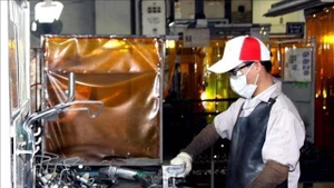 Производство комплектующих для машиностроения на предприятии Vietnam Precision Industrial No. 1 Co., Ltd в промышленном парке Кхайкуанг, провинция Виньфук. (Фото: ВИА)