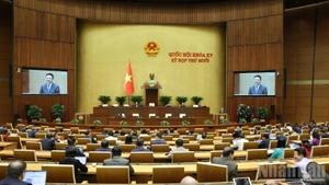 Заседание в зале 21 ноября в рамках десятой сессии НС XV созыва. (Фото: Зюи Линь)