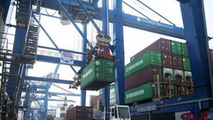 Вид на порт Катлай в городе Хошимин. (Фото: ВИА)