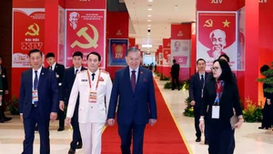 [Фото] Руководители Партии и Государства приняли участие в подготовительном заседании XIV съезда КПВ