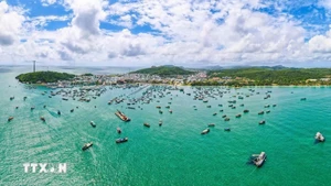 Стоянка рыболовных судов в провинции Анзянг. (Фото: ВИА)