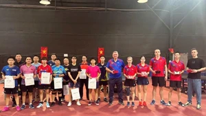 Команда сборной России по настольному теннису прибыла во Вьетнам 3 декабря, начав визит и программу товарищеских поединков.