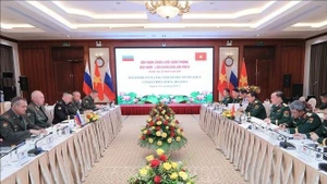 Общий вид 8-го Стратегического диалога по вопросам обороны между Вьетнамом и Россией. (Фото: ВИА)