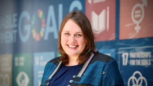 Глава представительства Международной организации по миграции Кендра Ринас. (Фото: ВИА)