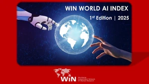 Обложка отчета WIN World AI Index 2025, опубликованного в июле 2025 года.