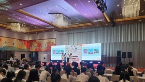 На конкурсе выступлений и презентаций на японском языке, состоявшемся в рамках 4-го фестиваля Канагава в Дананге 13 ноября. (Фото: baodautu.vn)