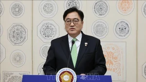 Председатель Национального собрания Республики Корея У Вон Сик. (Фото: Рёнхап/ВИА)