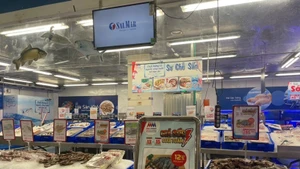 Раздел морепродуктов с широким ассортиментом продукции. (Иллюстративное фото: ВИА)