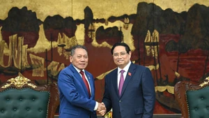 [Фото] Премьер-министр Вьетнама принял Министра иностранных дел и внешней торговли Соломоновых Островов