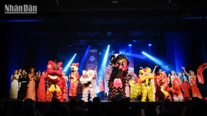 Радостная атмосфера встречи Лунного Нового года вьетнамцев, проживающих во Франции