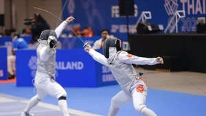 На 33-х Играх Юго-Восточной Азии (SEA Games 33) в Таиланде сборная Вьетнама выступила во всех дисциплинах и завоевала в общей сложности 10 медалей: три золотые, две серебряные и пять бронзовых. (Иллюстративное фото: ВИА)