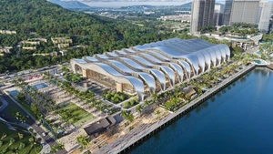 Ожидается, что Конференц-выставочный центр АТЭС 2027 будет завершён к концу января 2027 года. Иллюстративное фото: VietnamPlus