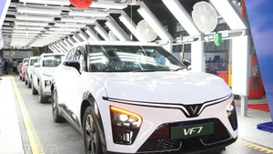 Модели электромобилей, выпускаемые на заводе VinFast в Индии. Фото: ВИА