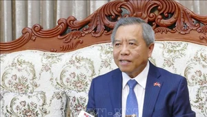 Профессор, академик Бовиенгкхам Вонгдара, Председатель ЦК Общества лаосско-вьетнамской дружбы. Фото: ВИА