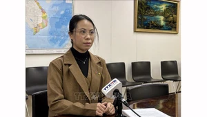 Г-жа До Тхи Минь Фыонг, Генеральный секретарь Союза обществ вьетнамцев в Японии. Фото: ВИА