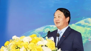 Секретарь провинциального парткома Туенкуанг Хау А Лень. Фото: ВИА