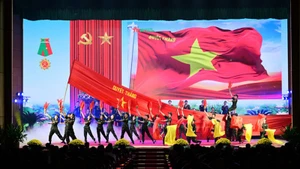 Художественный номер на церемонии. 