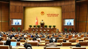 С работает в зале в первой половине дня 4 ноября. Фото: Зюи Линь