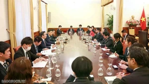 Общий вид приема. Фото: baoquocte.vn