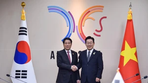 Президент Лыонг Кыонг и Президент Республики Корея Ли Чжэ Мён.