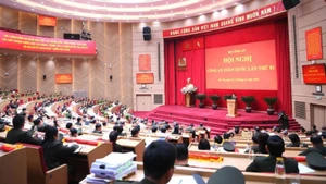 Общий вид закрытия конференции. 