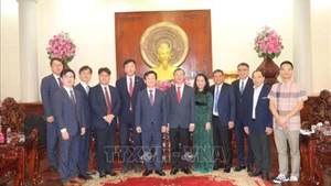 Рабочая делегация г. Чинджу и руководители г. Кантхо. Фото: ВИА