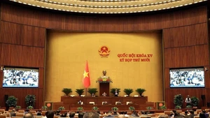 Общий вид 10-й сессии Национального собрания XV созыва. Фото: ВИА