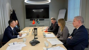 Общий вид встречи. Фото: Посольство Вьетнама в Швеции