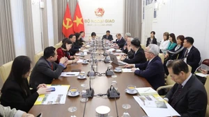 Общий вид приема. Фото: baoquocte.vn