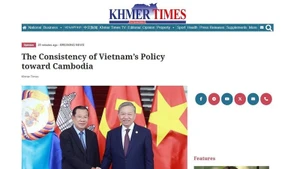 Статья в газете Khmer Times. Фото: ВИА