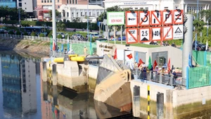 Шлюз регулирования приливов Беннге, Хошимин. Фото: ВИА