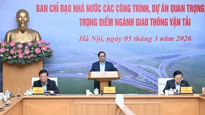 Премьер-министр Фам Минь Тьинь выступает на заседании. Фото: Чан Хай