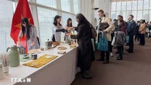 Вьетнамское кофе представлен в штаб-квартире ООН. Фото: ВИА