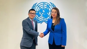 Посол Ву Ле Тхай Хоанг и г-жа Гада Вали.