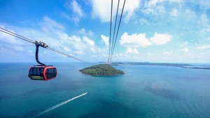 Канатная дорога Хонтхома с момента открытия неизменно привлекает внимание и восхищение международных СМИ. Фото: Sun Group