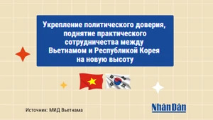 Укрепление политического доверия, поднятие практического сотрудничества между Вьетнамом и Республикой Корея на новую высоту