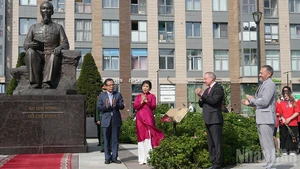 Церемония открытия площади Хо Ши Мина. Фото: Суан Хынг