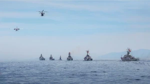 Парад вооруженных сил на море