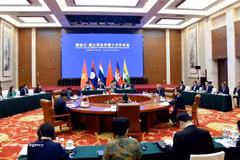 Панорама 10-го Совещания министров иностранных дел по сотрудничеству Меконг — Ланьцан (MLC), состоявшегося в 2025 году в городе Аньнин (Куньмин, провинция Юньнань, Китай). (Фото: ВИА)