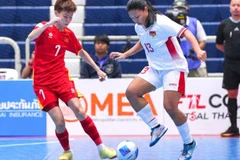 Женская сборная Вьетнама по футзалу одержала уверенную победу над Индонезией. (Фото: Федерация футбола Вьетнама)