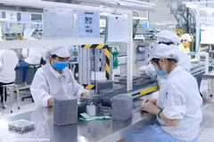 На заводе компании Star Engineers Vietnam в промышленной зоне Биньсюен I (провинция Футхо) производят электронные компоненты. (Фото: ВИА)