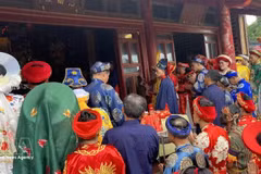 Обряд Фестиваля Храма Хюэ Нам. (Фото: ВИА)