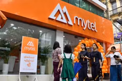 Mytel, телекоммуникационная сеть в Мьянме, является одним из успешных проектов вьетнамских предприятий за рубежом. (Фото: ВИА)