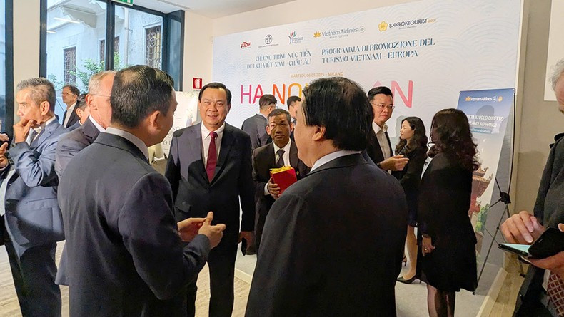 Программа продвижения туризма Вьетнама в Милане. Фото: Национальное управление по туризму Вьетнама