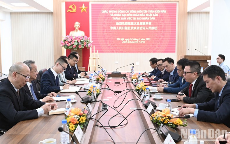 Общий вид рабочей встречи. Фото: Буй Жанг