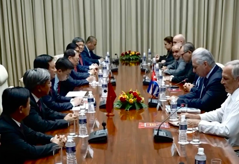 Общий вид рабочей встречи. Фото: Посольство Вьетнама на Кубе Общий вид рабочей встречи. Фото: Посольство Вьетнама на Кубе