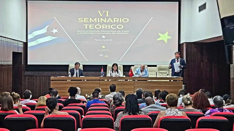 Конференция привлекла к участию 100 кубинских учёных. Фото: Посольство Вьетнама на Кубе Конференция привлекла к участию 100 кубинских учёных. Фото: Посольство Вьетнама на Кубе