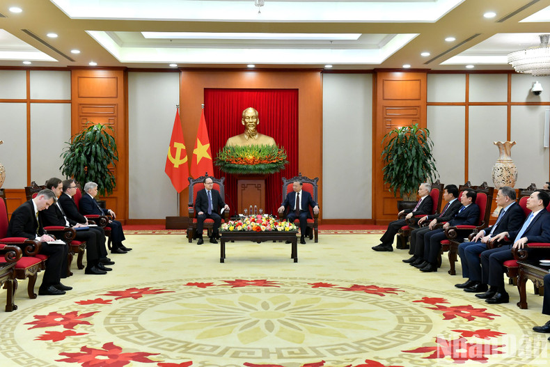 Общий вид приема. Фото: Данг Кхоа Общий вид приема. Фото: Данг Кхоа