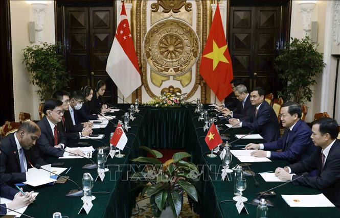 Общий вид переговоров. Фото: VNA Общий вид переговоров. Фото: VNA